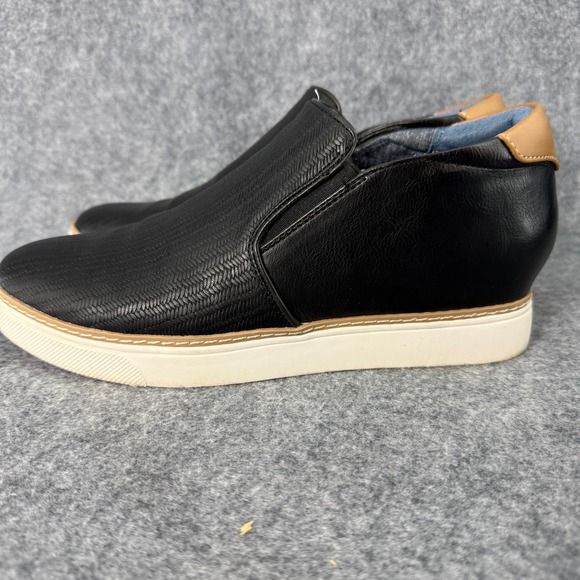 Dr. Scholls Slip On Hidden Wedge Platform Comfort Shoe Sneaker Black Size 9.5 - Picture 6 of 8